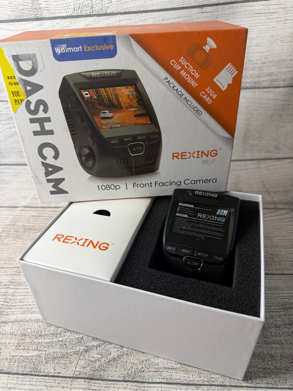 V1 Basic 1080p Dash Cam FHD DVR Car Driving Recorder with 2.4” LCD Screen 170°